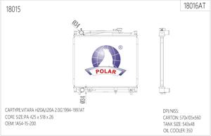 All'ingrosso nuovo per accessori per radiatori polari per <span class=keywords><strong>Suzuki</strong></span> Grand <span class=keywords><strong>Vitara</strong></span> I 4x4 modelli 1998-2005 1770065 d01 1770077E00 1770065D10 - Product Image 4