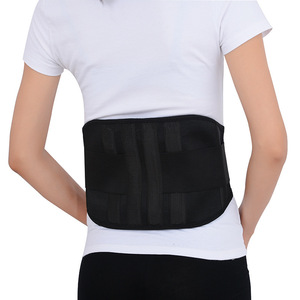 Ceinture de soutien lombaire avec plaque en acier courbée, réglable et respirante, pour adultes, pour la santé et le massage - Product Image 1