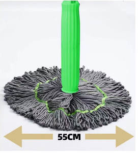 Vente flash : Serpillère télescopique en acier pour sols secs et humides avec essoreur automatique, nettoyage facile, serpillère magique - Product Image 3