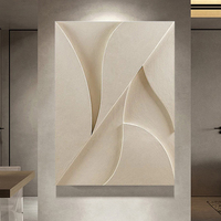 Style moderne relief tridimensionnel grès peint à la main décor physique peinture moderne peinture d'art mural en relief à la main