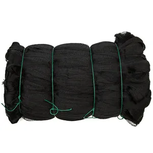 210D/4 Twist Polyester brown nylon multifilament fishing net from China Fishing net supplier