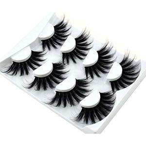 Pestañas Postizas Naturales con Curvatura D, Extensiones de Pestañas de Pelo de Visón, Venta al Por Mayor, Marca Privada, Pestañas de Tira Completa de 12 mm - Product Image 3