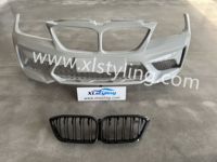 Bumper Depan Mobil Berkualitas Tinggi dengan Grille Facelift Upgrade Body Kit M2C Cocok untuk BMW E90 LCI Bodykit Bahan PP