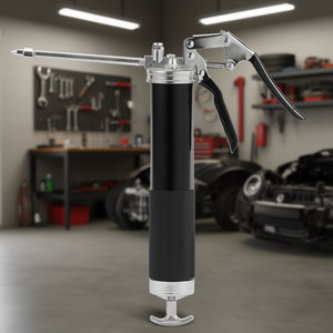 Pistola per ingrassaggio a impugnatura a pistola per impieghi gravosi, 6000 PSI, capacità 14 once, ugello manuale in acciaio, attrezzi per veicoli - Product Image 2