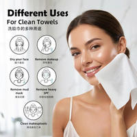 Mini Disposable Compressed Eco-Friendly Cotton Face Towel Tablets Soft Nonwoven Customized Logo Sports Travel Home Hotel