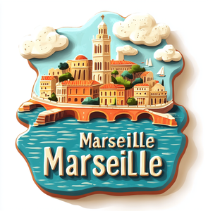 Haute qualité <span class=keywords><strong>Marseille</strong></span> résine aimants pour réfrigérateur personnalisé impression UV Souvenir artisanat 3D décor à la maison PVC bois polyrésine touristique - Product Image 5