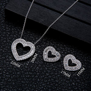 Женское романтическое ожерелье из циркония, с Wedding-N-959 - Product Image 3