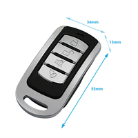 Control Remoto Universal ABS de 4 Botones para Copiar Códigos, 433.92 mhz