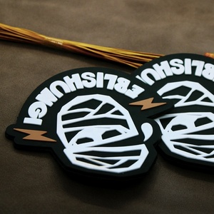 Vest Ba lô hat Áo khoác 3D PVC cao su an ninh vá tùy chỉnh PVC vá con chó các bản vá lỗi cho khai thác - Product Image 4