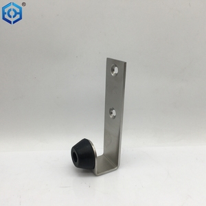 Butée <span class=keywords><strong>de</strong></span> <span class=keywords><strong>porte</strong></span> en acier inoxydable avec crochet pour toilettes publiques, salle <span class=keywords><strong>de</strong></span> bains ou toilettes - Product Image 1