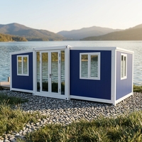 Maison conteneur modulaire extensible, petite maison préfabriquée portable, villa, cuisine, maisonnette personnalisée, fournie directement par l'usine