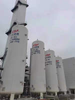 Système de production d'oxygène liquide pour usine de séparation d'air industrielle destiné aux opérations de fabrication