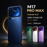 Smartphone M17 Pro Max 2026 5G Ponsel Gaming Layar HD Besar 6.9 Inci 144Hz Baterai 7500mAh Performa Lancar Android
