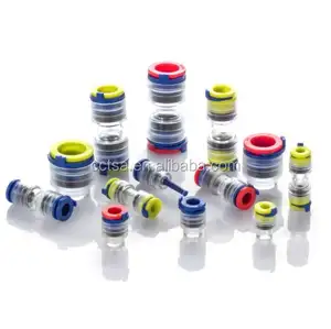 Telecom Onderdelen, Quick Push In One Touch Fitting Microduct Optic Fiber Connector Montage Reducer Fiber Optic Connector
