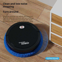 Machine de nettoyage intelligente sans fil à batterie, aspirateur robot serpillière sans sac pour sols secs, vente en gros