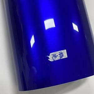Super Glossy Candy Blue Ocean Blue Car Wrap PVC Vinyl Film Foil <b>Stickers</b> Custom Automotive Cover Decal Air <b>Bubble</b> Color Changing - Product Image 6
