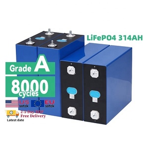 แบตเตอรี่ลิเธียมไอออนทรงปริซึมเกรด A จากสหภาพยุโรป 3.2V MB31 314Ah อายุการใช้งาน 8000 รอบ สำหรับเก็บพลังงาน พร้อมขั้วต่อแบบสองรู - Product Image 2