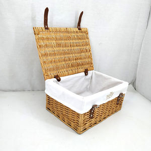 Cestini portaoggetti in rattan per bambini in vimini di salice fatti a mano ecologici caldi con manico - Product Image 4