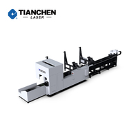 Machine de découpe laser numérique à fibre optique de type portique CNC pour tubes et tuyaux en acier inoxydable, haute vitesse, Chine