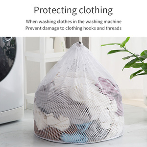 Lớn lưới túi giặt với dây rút <span class=keywords><strong>Net</strong></span> rửa túi giặt lưới túi cho máy giặt - Product Image 5