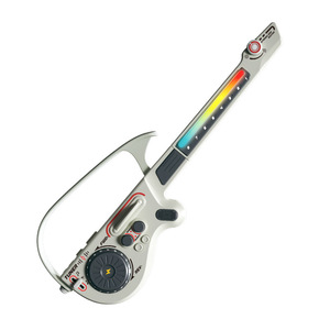 Guitare de voyage pliable multifonctionnelle avec système d'apprentissage rapide en ABS pour débutants - Jouet musical pour enfants - Emballage en boîte couleur CPS - Product Image 1