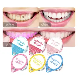 Private Label 250ML Natürliche Bio-Zahn aufhellung Mundpflege Reinigt Ihre Zähne Grüner Tee Mundwasser