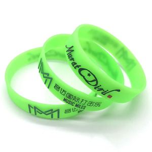 Pulsera de Silicona Arcoíris para Bebé, Luminosa, Ecológica, con Logotipo Personalizado de Fábrica China - Product Image 1
