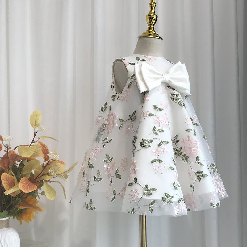 Baby's First Birthday Dress - Infant Birthday Dress - Knee-Length Floral  Design