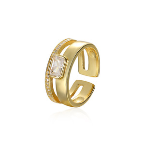 Nhẫn nam bạc 925 nguyên bản, mặt đá Cubic Zirconia, kiểu dáng Tarot, có thể điều chỉnh kích cỡ - Product Image 3