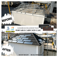 Système de toiture photovoltaïque intégré en tuiles métalliques revêtues de pierre pour villas résidentielles et bâtiments commerciaux