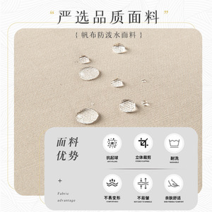 Delantal Delgado de Media Longitud de Poliéster de Color Sólido con Bolsillo para Uniformes de Restaurante y Bar - Product Image 5