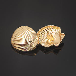 Botones de Costura Personalizados de Fábrica, Botones Irregulares para Ropa, Concha Marina, Estrella de Mar, Forma Especial, Botón de Metal de Aleación de Zinc con Vástago - Product Image 6