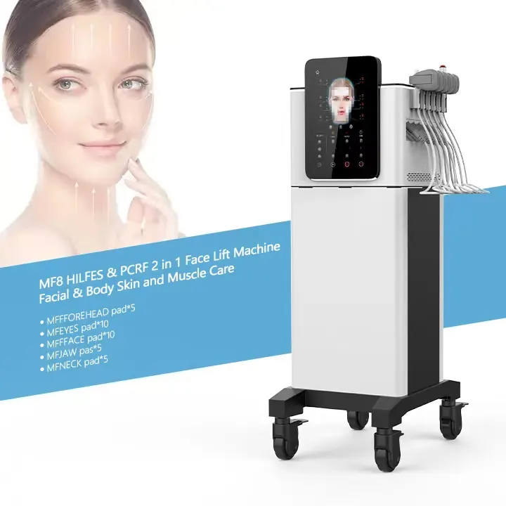 2024 Hot Selling Portable High Intensity Low Frequency Ems Increase Muscle Tone Anti-Aging Wrinkle Removal Face Slimming Machine