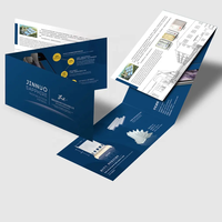 Service d'impression numérique personnalisé Dépliant de publicité commerciale impression couleur Brochure bon marché pour les entreprises