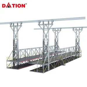 Lengthened Platform Vehicle Bilateral Railing Platform Ladder Aircraft Maintenance Ladder