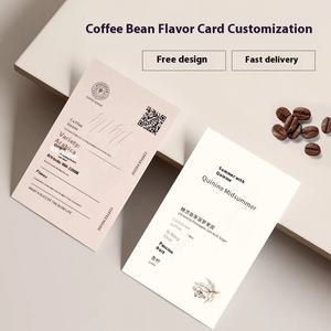 Logotipo de caja de regalo con sabor a grano de café de alta calidad personalizado-Impresión de cartón de papel anunciado Tarjeta de instrucciones de recordatorio cálido para mano - Product Image 2