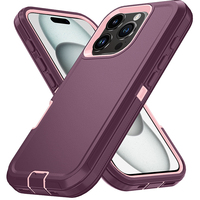 Coque mobile robuste pour robot iPhone 16, coque robuste et souple pour iPhone 16, coque pour iPhone 16