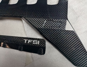 Nuevo Embellecedor de Cabina de Fibra de Carbono Seca con Acabado Brillante de Sarga 3K, Decoración para Cubierta de Motor para AUDI RS3 <span class=keywords><strong>TTRS</strong></span> EA855 2.5T Tipo Parachoques - Product Image 2