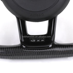 Volante de Cuero con ACC <span class=keywords><strong>R</strong></span> Line para VW Volkswagen <span class=keywords><strong>Golf</strong></span> 6 7 7.5 8 <span class=keywords><strong>R</strong></span> MK6 MK7 MK8 Polo Passat B8 CC Scirocco Tiguan Touran - Product Image 4