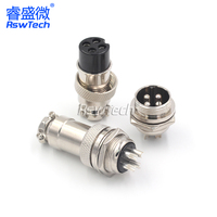 GX20-2/3/4/5/6/7/8/9/10/12P adaptateur de prise d'aviation magnétique Pogo Pin Dc Jack 5.5mm sma connecteur coaxial