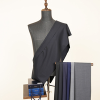 Harga Terbaik 30%W 70%P Kain Wol Merino Worsted Italia untuk Jas Pria Campuran Wol Poliester TWILL