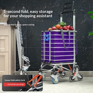 Multifunctional Kitchen Organizer Metal Vegetable Basket Trolley Movable Rolling Cart with Microwave Oven Storage Rack - Product Image 3