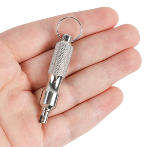 Dr. Giant Valve Core Wrench Metal Keychain Tire Repair Tool For <b>Car</b> And Bicycle - Product Image 2