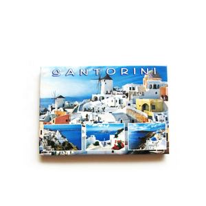 Aimants en fer blanc Souvenir touristique cadeau personnalisé <span class=keywords><strong>pas</strong></span> <span class=keywords><strong>cher</strong></span> grèce Photos métal aimant de réfrigérateur en étain - Product Image 2