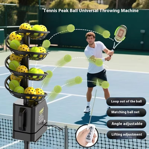 Máquina Lanzadora Profesional de 33 <span class=keywords><strong>Pelotas</strong></span> de Pickleball y Tenis con Control Remoto y Red Equipo de Entrenamiento de Lanzamiento Automático - Product Image 6
