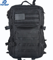 Sac à dos de chasse en plein air personnalisé, Molle, 24 heures, IFAK, avec fermeture à glissière, capacité 36-56L, polyester