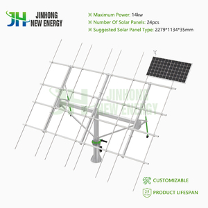 Jinhong seguidor <span class=keywords><strong>solar</strong></span> 14kw 24 paneles Linear Drive dual <span class=keywords><strong>AXIS</strong></span> seguidor <span class=keywords><strong>solar</strong></span> controlador de seguimiento <span class=keywords><strong>solar</strong></span> - Product Image 3