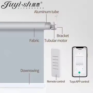Chất lượng cao Tự động Google Wifi tuya Rèm Battery Powered <span class=keywords><strong>Windows</strong></span> Zebra Con lăn Rèm điều khiển động cơ hoạt động - Product Image 5