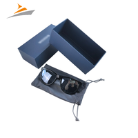 Boîte d'emballage rigide pour lunettes de vue et de soleil, modèle personnalisé, vente en gros du fabricant, avec logo personnalisé