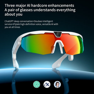 Smart <b>Glasses</b> W640 4K <b>Camera</b> Image Stabilization AI Recognition Outdoor Sports BT Music Call Recording 4GB Memory - Product Image 3